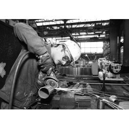 Dans l'usine de Fives, Lille France 1994